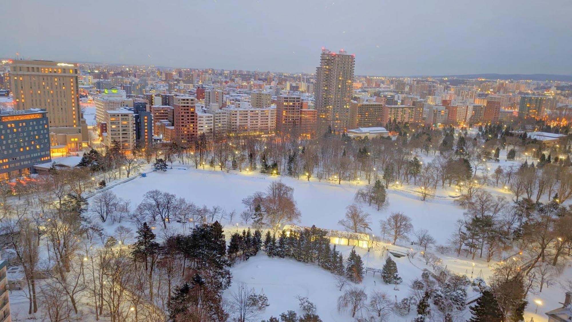 Premier Hotel Nakajima Park Sapporo Zewnętrze zdjęcie Harrods Run in the winter