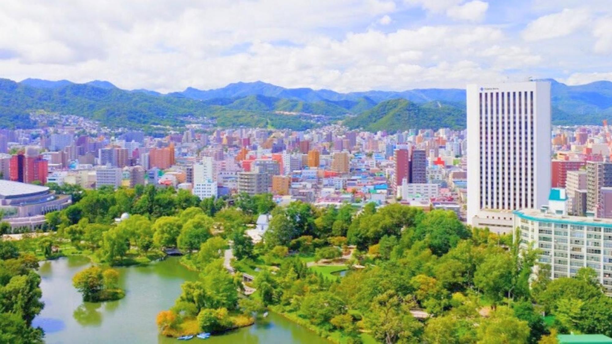 Premier Hotel Nakajima Park Sapporo Zewnętrze zdjęcie View of the city