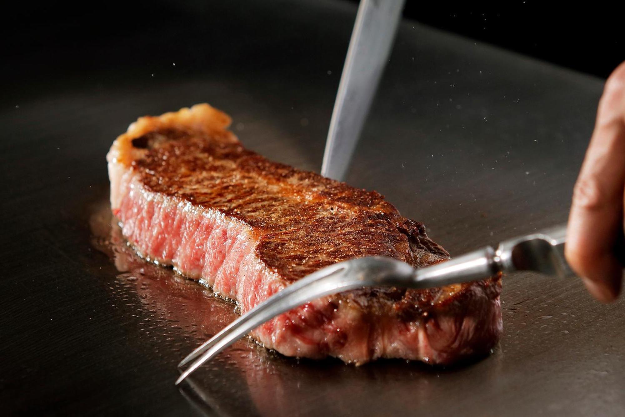 Premier Hotel Nakajima Park Sapporo Zewnętrze zdjęcie A steak being seared
